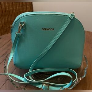 Corkcicle Turquoise Crossbody Lunch Bag